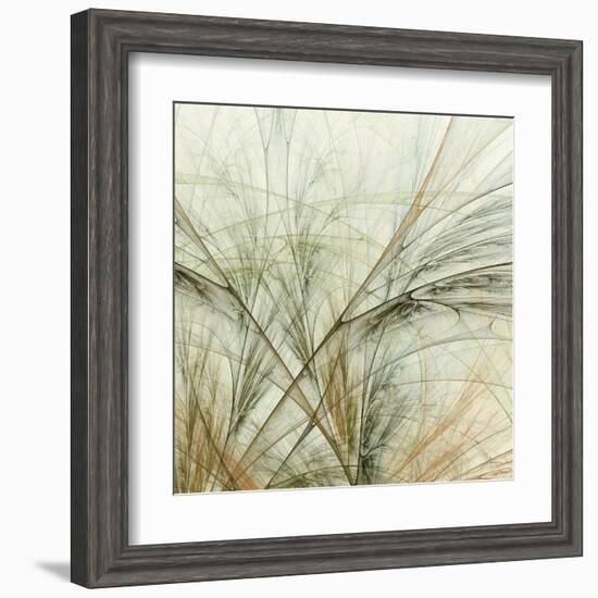 Fractal Grass VI-James Burghardt-Framed Art Print
