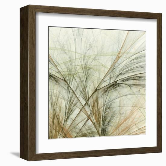 Fractal Grass VI-James Burghardt-Framed Art Print