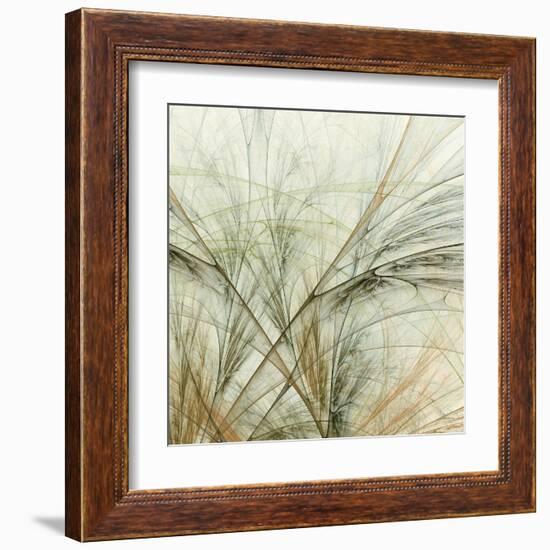 Fractal Grass VI-James Burghardt-Framed Art Print