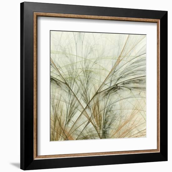 Fractal Grass VI-James Burghardt-Framed Art Print