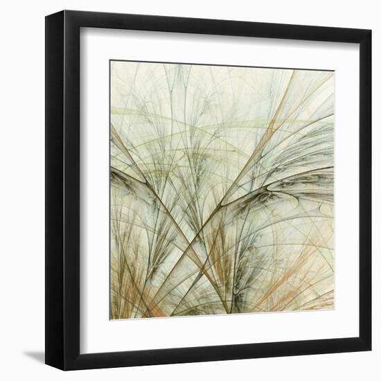 Fractal Grass VI-James Burghardt-Framed Art Print