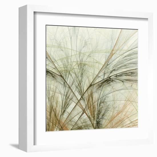 Fractal Grass VI-James Burghardt-Framed Art Print