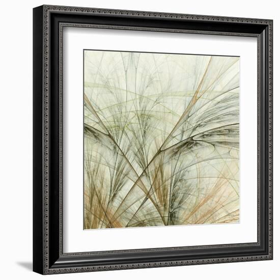 Fractal Grass VI-James Burghardt-Framed Art Print