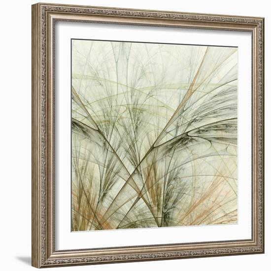 Fractal Grass VI-James Burghardt-Framed Art Print