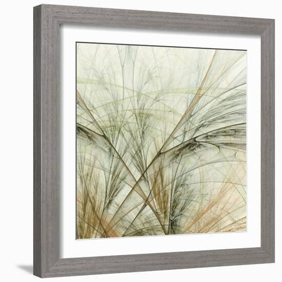 Fractal Grass VI-James Burghardt-Framed Art Print