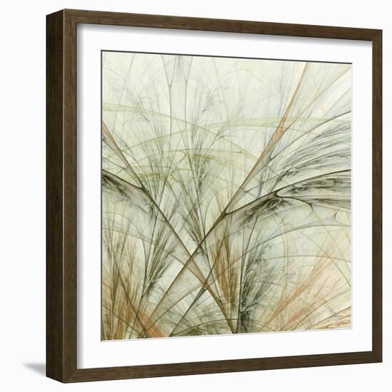 Fractal Grass VI-James Burghardt-Framed Art Print