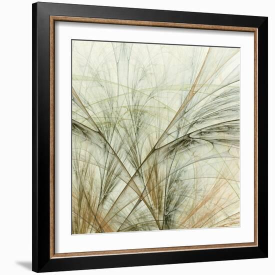 Fractal Grass VI-James Burghardt-Framed Art Print