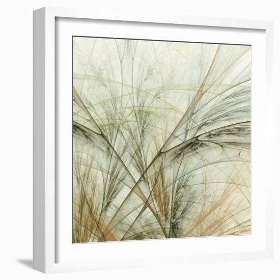 Fractal Grass VI-James Burghardt-Framed Art Print