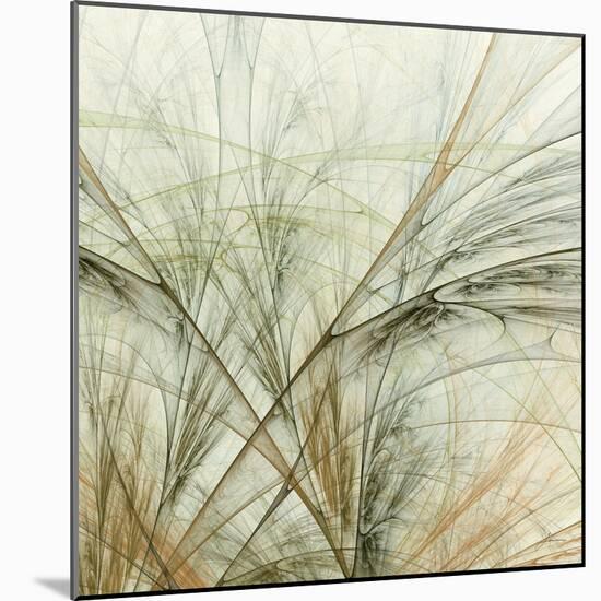 Fractal Grass VI-James Burghardt-Mounted Art Print