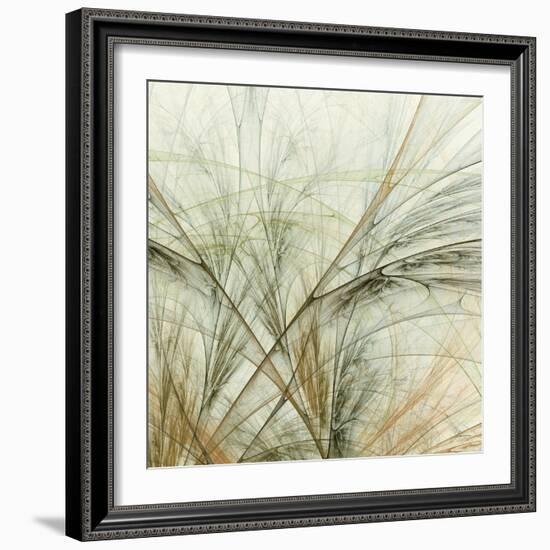 Fractal Grass VI-James Burghardt-Framed Art Print