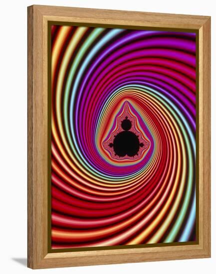 Fractal Image of the Mandelbrot Set-PASIEKA-Framed Premier Image Canvas