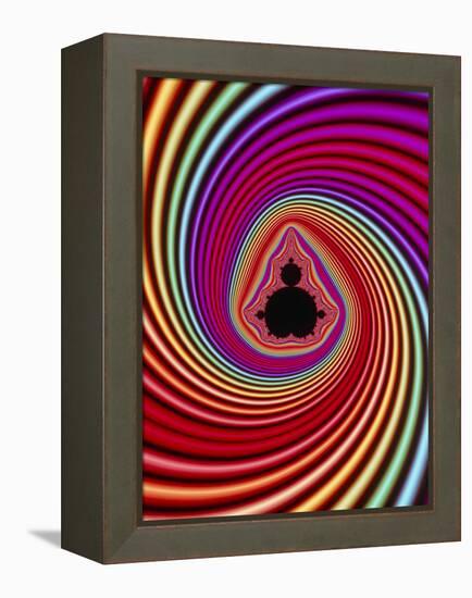 Fractal Image of the Mandelbrot Set-PASIEKA-Framed Premier Image Canvas