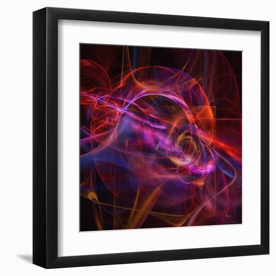 Fractal Lines-Jean-François Dupuis-Framed Art Print