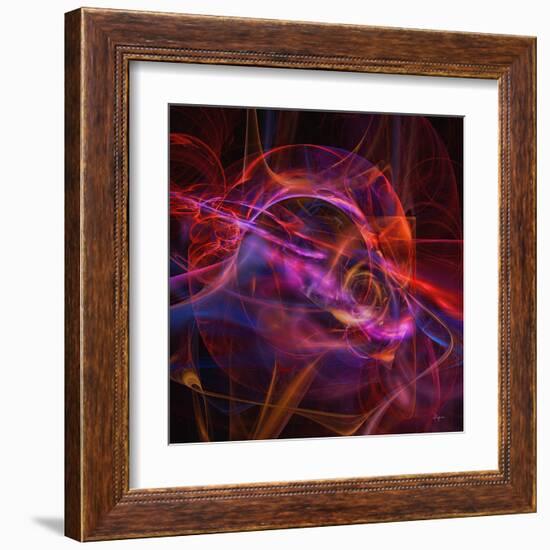 Fractal Lines-Jean-François Dupuis-Framed Art Print