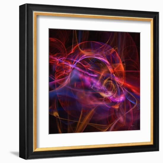 Fractal Lines-Jean-François Dupuis-Framed Art Print