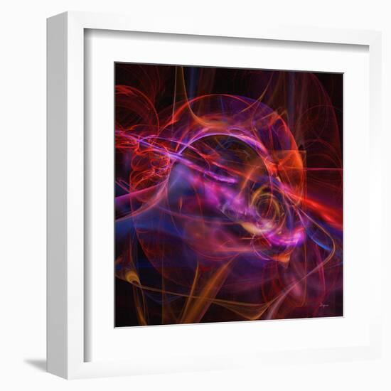 Fractal Lines-Jean-François Dupuis-Framed Art Print