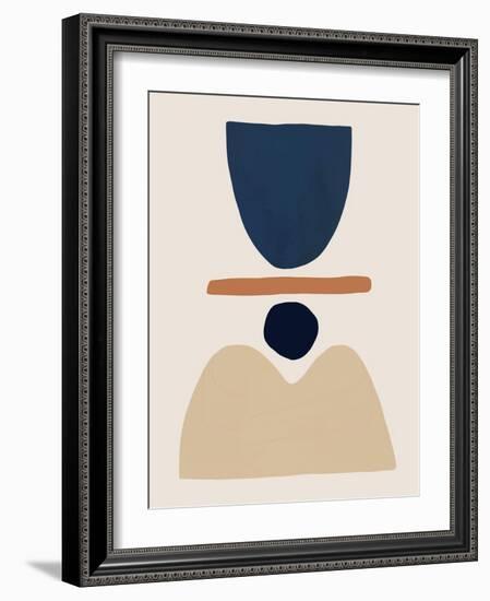 Fraction Stack II-Victoria Barnes-Framed Art Print