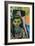 Fränzi in Front of Carved Chair-Ernst Ludwig Kirchner-Framed Art Print