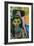 Fränzi in Front of Carved Chair-Ernst Ludwig Kirchner-Framed Art Print