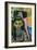 Fränzi in Front of Carved Chair-Ernst Ludwig Kirchner-Framed Art Print