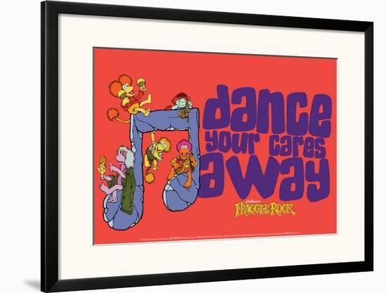 Fraggle Rock-Dance Your Cares Away-Jim Henson-Framed Art Print