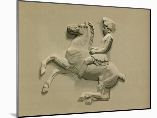 Fragment from the Parthenon Frieze-Spanish School-Mounted Giclee Print