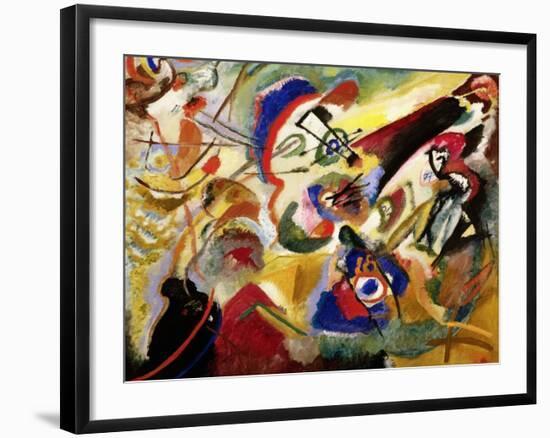 Fragment II for Composition VII-Wassily Kandinsky-Framed Art Print