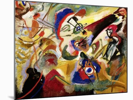 Fragment II for Composition VII-Wassily Kandinsky-Mounted Art Print