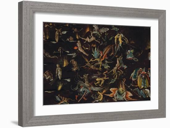 Fragment of a Depiction of the Last Judgement-Hieronymus Bosch-Framed Giclee Print