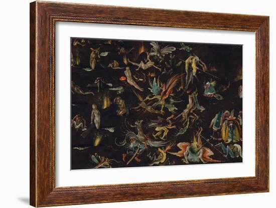 Fragment of a Depiction of the Last Judgement-Hieronymus Bosch-Framed Giclee Print