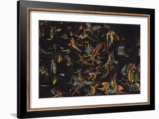 Fragment of a Depiction of the Last Judgement-Hieronymus Bosch-Framed Giclee Print