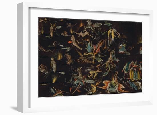 Fragment of a Depiction of the Last Judgement-Hieronymus Bosch-Framed Giclee Print