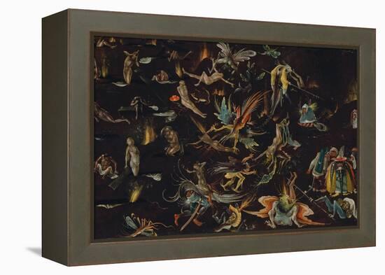 Fragment of a Depiction of the Last Judgement-Hieronymus Bosch-Framed Premier Image Canvas