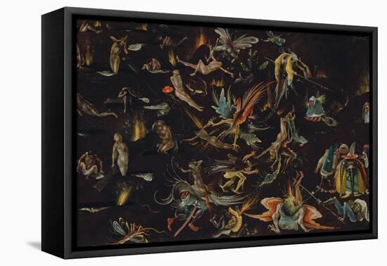 Fragment of a Depiction of the Last Judgement-Hieronymus Bosch-Framed Premier Image Canvas