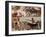 Fragment of a Tomb Painting Dating from Around 1400 BC from Thebes, Egypt, North Africa, Africa-Adam Woolfitt-Framed Photographic Print