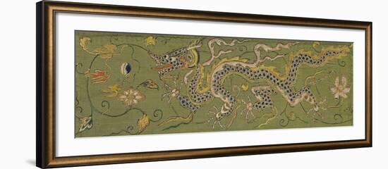 Fragment of Embroidered Fabric (Probably a Garment)-null-Framed Giclee Print