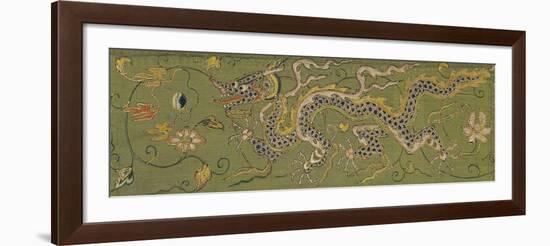 Fragment of Embroidered Fabric (Probably a Garment)-null-Framed Giclee Print