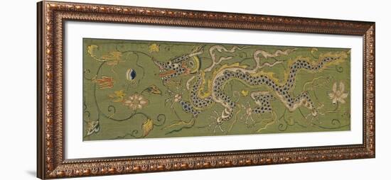 Fragment of Embroidered Fabric (Probably a Garment)-null-Framed Giclee Print