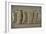 Fragment of the Frieze of the Panatheneans: The Ergastine-null-Framed Giclee Print