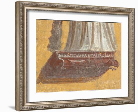 Fragment of Wall Painting: Melpomene, Muse of Tragedy-null-Framed Giclee Print