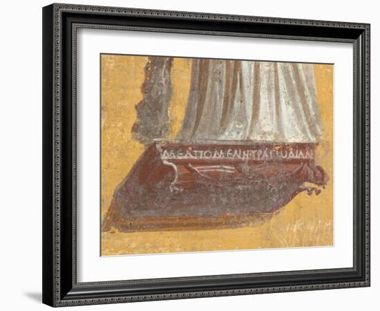 Fragment of Wall Painting: Melpomene, Muse of Tragedy-null-Framed Giclee Print