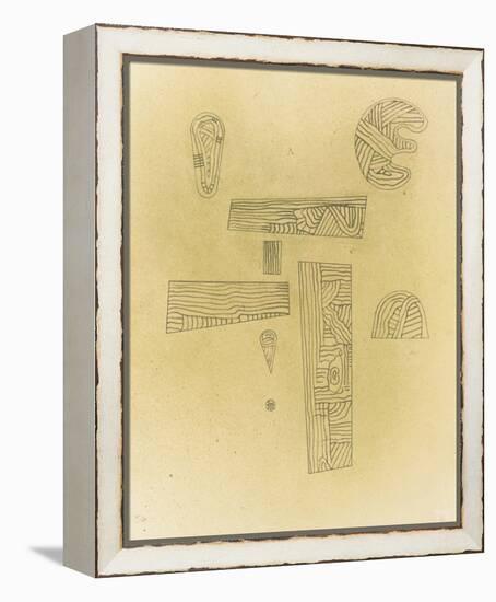 Fragmente, 1932-Wassily Kandinsky-Framed Stretched Canvas