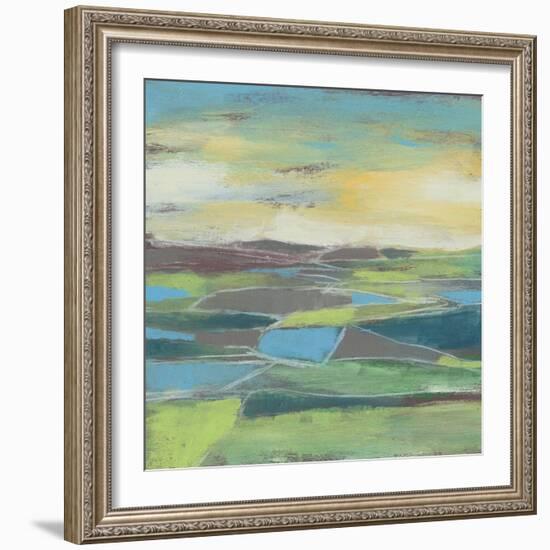 Fragmented Field II-Jennifer Goldberger-Framed Art Print