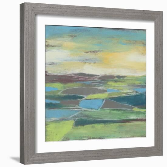 Fragmented Field II-Jennifer Goldberger-Framed Art Print