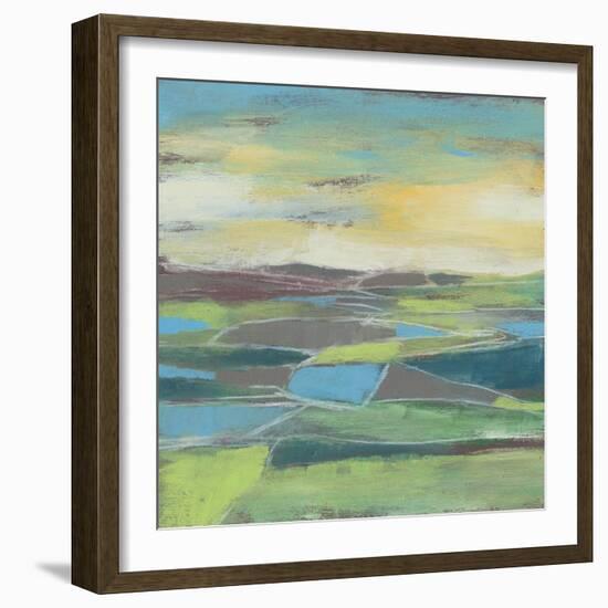 Fragmented Field II-Jennifer Goldberger-Framed Art Print