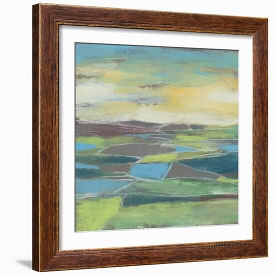 Fragmented Field II-Jennifer Goldberger-Framed Art Print