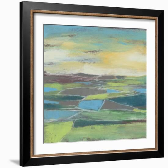 Fragmented Field II-Jennifer Goldberger-Framed Art Print