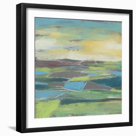 Fragmented Field II-Jennifer Goldberger-Framed Art Print