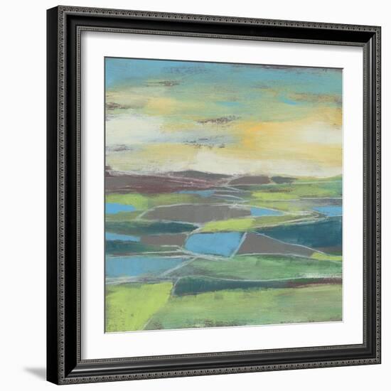 Fragmented Field II-Jennifer Goldberger-Framed Art Print