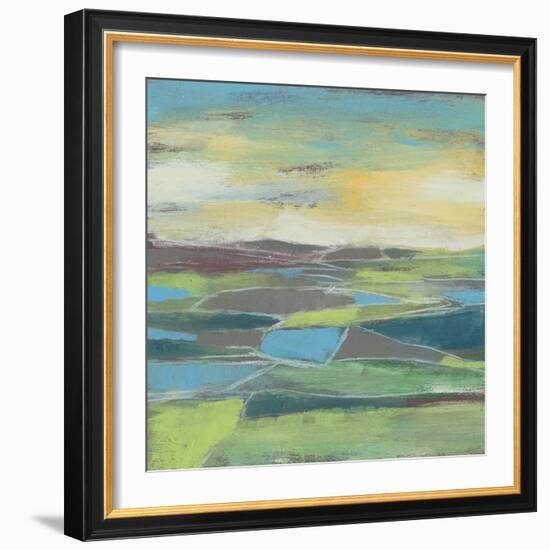 Fragmented Field II-Jennifer Goldberger-Framed Art Print